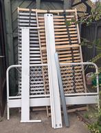 IKEA nesttun bedframe 160x200, Ophalen, Gebruikt, Wit, Tweepersoons