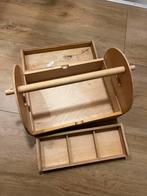 Houten knutselkoffer / opbergkoffer ikea, Ophalen of Verzenden, Gebruikt, Gereedschap of Toebehoren