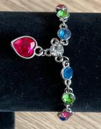 Armbandje, zilverkleur en multicolor steen. Nieuw!!, Ophalen of Verzenden, Nieuw, Zilver, Overige materialen