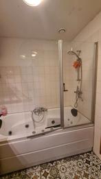 Badscherm en badkamerspiegel, Huis en Inrichting, Badkamer | Complete badkamers, Ophalen, Zo goed als nieuw