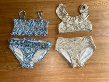 Twee superleuke meisjesbikini’s – maat 122/128 beschikbaar voor biedingen