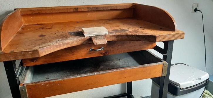 Werkbank goudsmid incl. Hand gereedschap, zie foto's, Doe-het-zelf en Verbouw, Gereedschap | Handgereedschap, Gebruikt, Ophalen