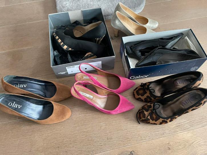 Pumps maat 37 (6 paar, Kleding | Dames, Schoenen, Zo goed als nieuw, Zwart, Ophalen of Verzenden