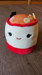 Squishmallows knuffel Raisy the Ramen Bowl, Ophalen of Verzenden, Zo goed als nieuw, Overige typen