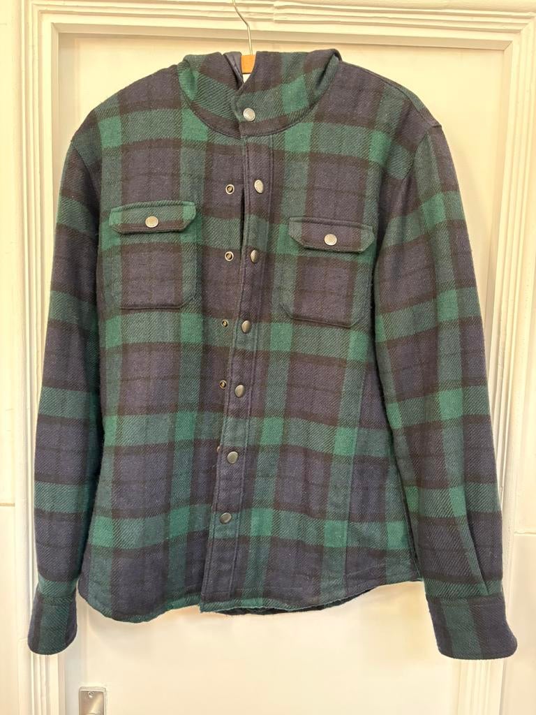Gant vest met capuchon in Tartan Schotse ruit maat M, Ophalen of Verzenden, Zo goed als nieuw, Blauw