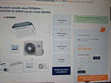 Verwarming en Airco-systeem Mitsubishi beschikbaar voor biedingen
