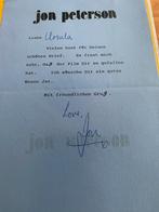 Filmster Handtekening Peterson, Ophalen of Verzenden, Zo goed als nieuw, Foto of Kaart