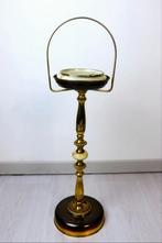 Mooie vintage messing, onyx, staande asbak, Antiek en Kunst, Antiek | Woonaccessoires, Ophalen