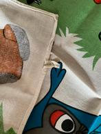 Vintage Sun Theedoek met Dieren fabeltjeskrant, Huis en Inrichting, Ophalen of Verzenden, Nieuw, Wit, Theedoek of Handdoek