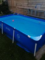Zwembad Intex met accessoires., 200 tot 400 cm, Rechthoekig, Opzetzwembad, Minder dan 80 cm