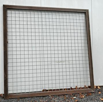 Tuinscherm hardhout beschikbaar voor biedingen