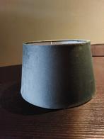 Donkergroene velvet lampenkap, Huis en Inrichting, Lampen | Lampenkappen, Gebruikt, Ophalen of Verzenden, Minder dan 25 cm, Groen