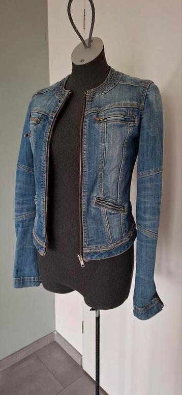 Mango jeansjas spijkerjas denim jasje 36 S igs beschikbaar voor biedingen