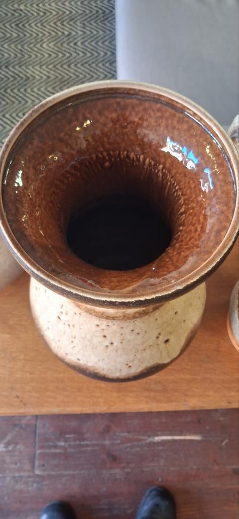 Vintage West Germany Vaas 614/40, Gebruikt, Overige kleuren, Ophalen of Verzenden, Onbekend