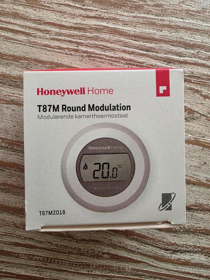 Honeywell Home T87M Round Thermostaat - Nieuw!, Doe-het-zelf en Verbouw, Thermostaten, Nieuw, Slimme thermostaat, Ophalen of Verzenden