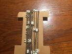 Lamellen Ketting met Tandjes, Gebruikt, Wit, Ophalen of Verzenden, Overige materialen