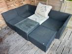 Loungeset zes delig gratis afhalen, Ophalen, 4 zitplaatsen, Kunststof, Gebruikt