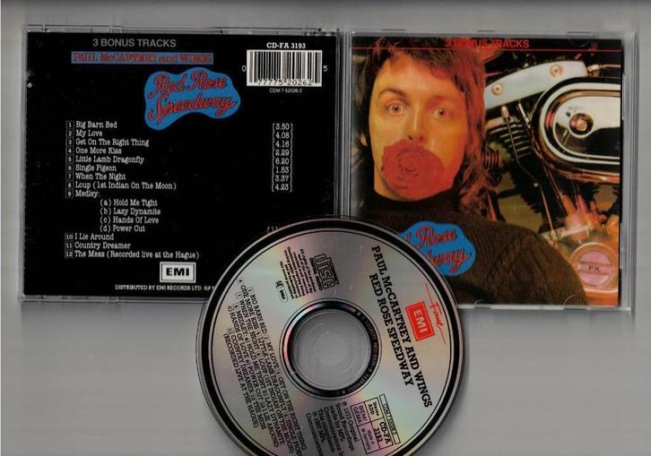 PAUL MCCARTNEY + WINGS CD Red Rose Speedway, Cd's en Dvd's, Cd's | Pop, Gebruikt, 1980 tot 2000, Ophalen of Verzenden