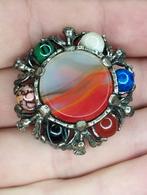 prachtige vintage signatuur broche Mirakl, Ophalen of Verzenden, Zo goed als nieuw, Overige materialen