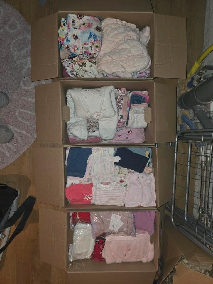 Kledingpakket - 4 dozen vol!, Kinderen en Baby's, Babykleding | Baby-kledingpakketten, Gebruikt, Overige maten, Ophalen of Verzenden