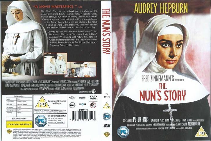 The Nun’s Story 1959 DVD met Audrey Hepburn, Peter Finch, Cd's en Dvd's, Dvd's | Klassiekers, Zo goed als nieuw, Drama, 1940 tot 1960