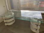 Luxe Glazen Eettafel, Huis en Inrichting, Tafels | Eettafels, Ophalen, 50 tot 100 cm, Zo goed als nieuw, 150 tot 200 cm