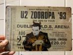 U2 poster metaal, Verzamelen, Posters, Nieuw, Verzenden