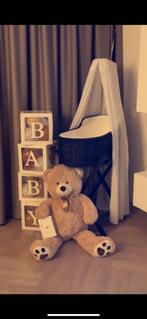 Kidsmill moses wieg zwart met witte binnekant + klamboe, Kinderen en Baby's, Kinderkamer | Inrichting en Decoratie, Ophalen of Verzenden