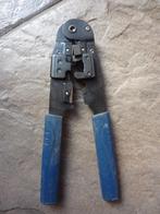 1x krimptang 8P8C RJ45 strip- en zijtang connector netwerk, Ophalen of Verzenden, Zo goed als nieuw
