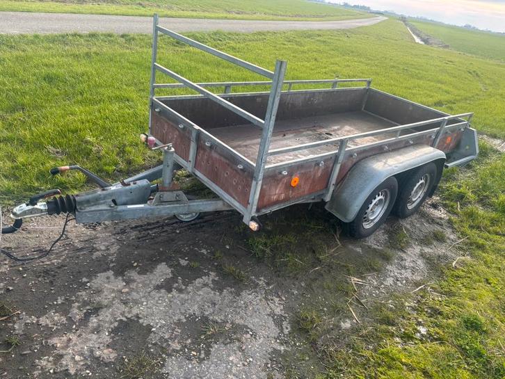 3 meter aanhanger 2000KG tandemasser anssems aanhangwagen, Auto diversen, Aanhangers en Bagagewagens, Gebruikt, Ophalen