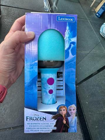 Frozen microfoon met speaker & licht – Nieuw in doos beschikbaar voor biedingen