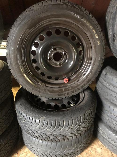 3 x Fulda banden + velgen 195/60R15 winter, Auto-onderdelen, Banden en Velgen, Banden en Velgen, Winterbanden, 15 inch, 195 mm