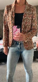 Blazer Travelstof, Kleding | Dames, Maat 38/40 (M), Bruin, Verzenden, Zo goed als nieuw