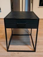 2x Nachtkastje Toscane Kwantum / bijzettafel / kastje met la, Minder dan 55 cm, Zo goed als nieuw, Industrieel, Rechthoekig