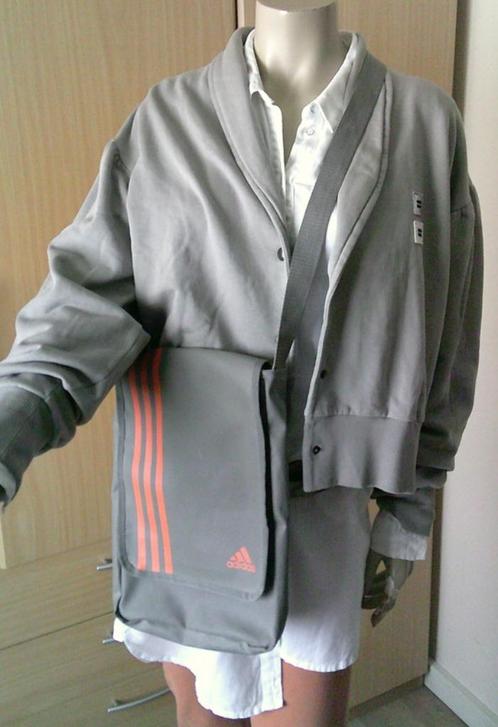 ADIDAS crossbody grijs/oranje tas, Sieraden, Tassen en Uiterlijk, Tassen | Damestassen, Gebruikt, Overige typen, Grijs, Verzenden