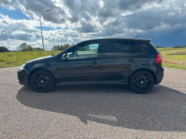 Volkswagen Golf 2.0 GTI gechipt 250pk! 5D 2006, leder, Zwart, Auto's, Volkswagen, Particulier, Golf, Airbags, Airconditioning