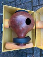 Udu Drum met houten flightcase / transportkoffer, Muziek en Instrumenten, Behuizingen en Koffers, Ophalen of Verzenden, Zo goed als nieuw