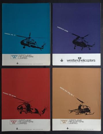 4 folders van de Westland Helicopters Limited (N160)  beschikbaar voor biedingen