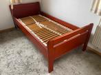 Elektrisch verstelbaar 1 persoons bed, Huis en Inrichting, Slaapkamer | Bedden, 90 cm, Eenpersoons, Bruin, 200 cm