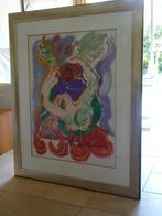 Peter Diem, schilderij Heavently Love, Antiek en Kunst, Kunst | Schilderijen | Modern, Ophalen of Verzenden