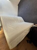 Ikea Slaapbank / Bedbank - Wit, Huis en Inrichting, Slaapkamer | Slaapbanken, Wit, Tweepersoons, Zo goed als nieuw, 200 cm