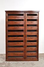 Antieke winkelkast eiken ladekast kast circa 1880 UNIEK