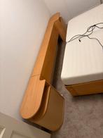 Auping Auronde achterwand voor 180cm, Ophalen, Beige, Tweepersoons, Zo goed als nieuw