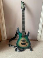 Ibanez SIX6FDFM Iron Label blue space burst, Ophalen, Gebruikt, Solid body, Ibanez