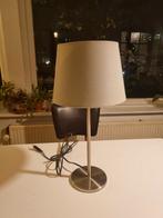 Mooie tafellamp met stoffen kap, Huis en Inrichting, Ophalen, Zo goed als nieuw, Metaal, Modern