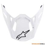 Alpinestars VISOR S-M10/S-M8 - SOLID, Wit, Ophalen of Verzenden, Nieuw met kaartje