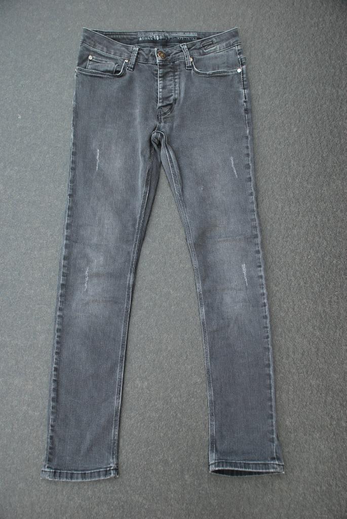 Grijs-zwarte spijkerbroek – merk Ashes to Dust – maat W29, Kleding | Heren, Spijkerbroeken en Jeans, Zo goed als nieuw, Grijs