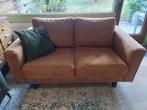 2-zits bank microleder cognac, Huis en Inrichting, Banken | Bankstellen, Ophalen, Overige materialen, 150 tot 200 cm, Tweepersoons