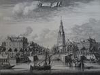 Gravure Montelbaanstoren Amsterdam, Joseph Mulder 18e eeuw, Antiek en Kunst, Verzenden