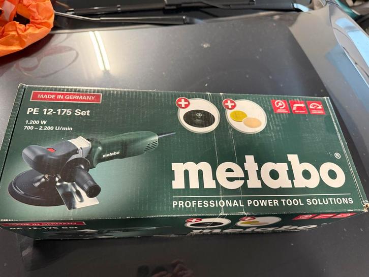 Metabo PE 12-175 Polijstmachine - Nieuw kost 280€!, Doe-het-zelf en Verbouw, Gereedschap | Schuurmachines, Zo goed als nieuw, Overige typen
